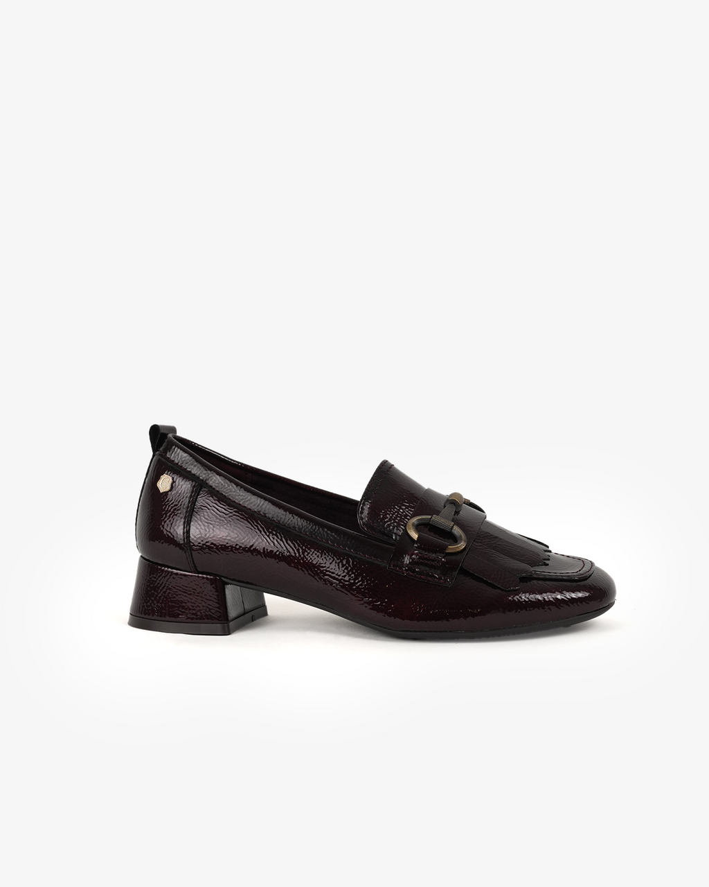 mocassins em verniz