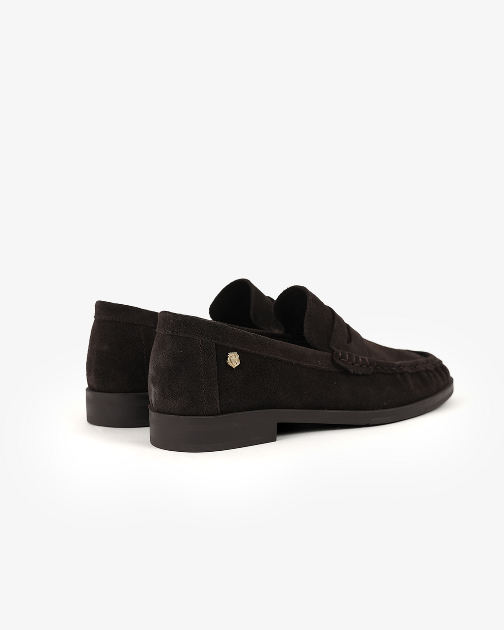 mocassins rasos em camurça